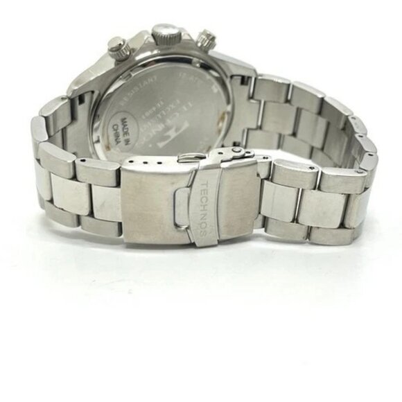 TECHNOS T9349TB Solar-powered chronograph Wristwatch SS Silver main image 6